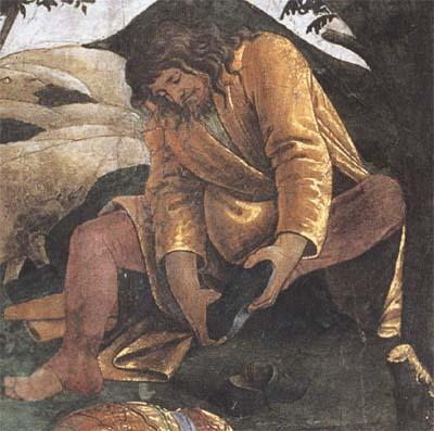 Sandro Botticelli Trials of Moses